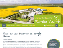 Tablet Screenshot of familie-wulff.de